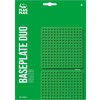 Set van 2 basisplaten - Groen 